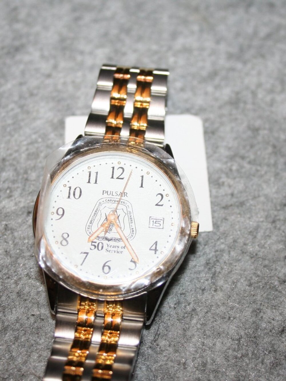 Pulsar PXH448 Quartz Analogue Mens Watch 50 Years of Service Sz: 8.25 NIB